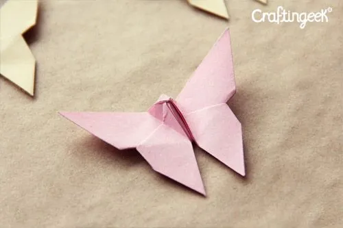 Craftingeek*: Mariposa de Papel: Origami Butterfly Craftingeek*: Mariposa de Papel: Origami Butterfly
