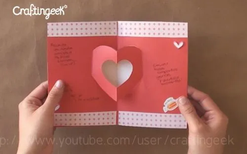 Craftingeek*: Como hacer Tarjetas Pop-up: San Valentin Craftingeek*: Como hacer Tarjetas Pop-up: San Valentin