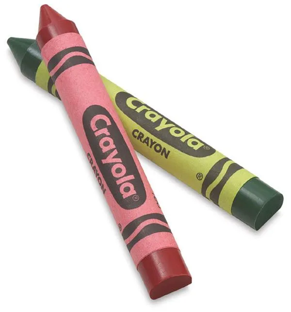 Crayola Anti-Roll Crayons - The Green Head