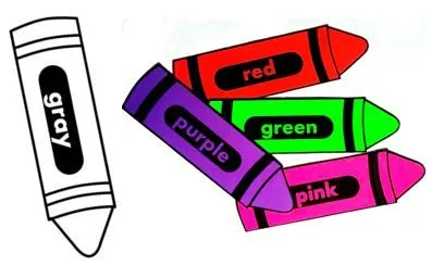 Dibujos de crayones para colorear - Imagui
