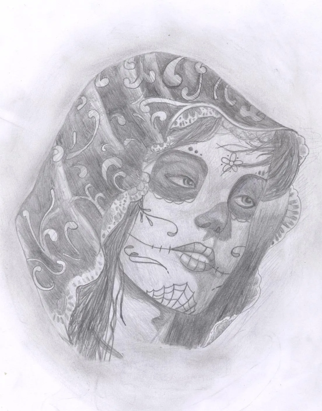 Crazy Tattoo & Piercing: Dibujo a lapiz mujer mexicana estilo old ... Crazy Tattoo & Piercing: Dibujo a lapiz mujer mexicana estilo old ...