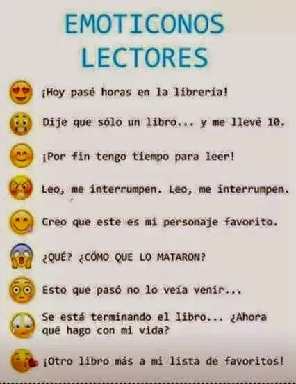 Crea y aprende con Laura: Emoticonos lectores