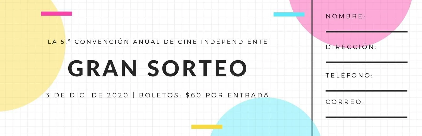 Crea boletos de rifa personalizados y gratis - Canva