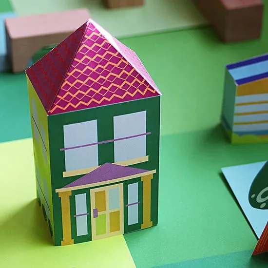 Crea tu ciudad de cartones