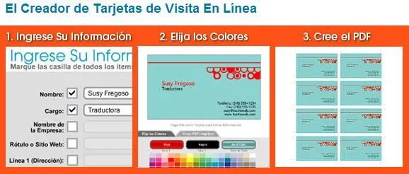 CREA E IMPRIME TUS TARJETAS DE VISITA, GRATIS Y EN LINEA | Cálico ...