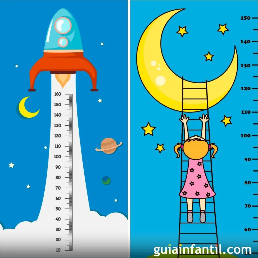 Crea tu medidor de altura casero para medir a los niños en la pared Crea tu medidor de altura casero para medir a los niños en la pared