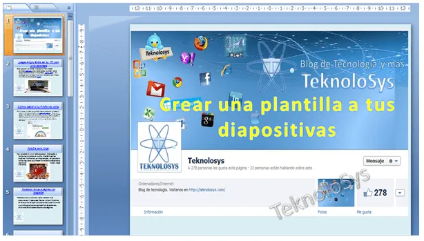 Crea una plantilla a tus diapositivas en Power Point | Teknolosys Crea una plantilla a tus diapositivas en Power Point | Teknolosys