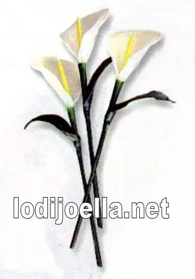 Crea una velas de flor de alcatraz, cala o lirio de agua : Crea una velas de flor de alcatraz, cala o lirio de agua :
