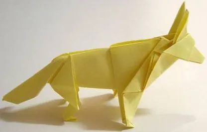 Creación Artesanal Origami como hacer un Zorro, Paper craft