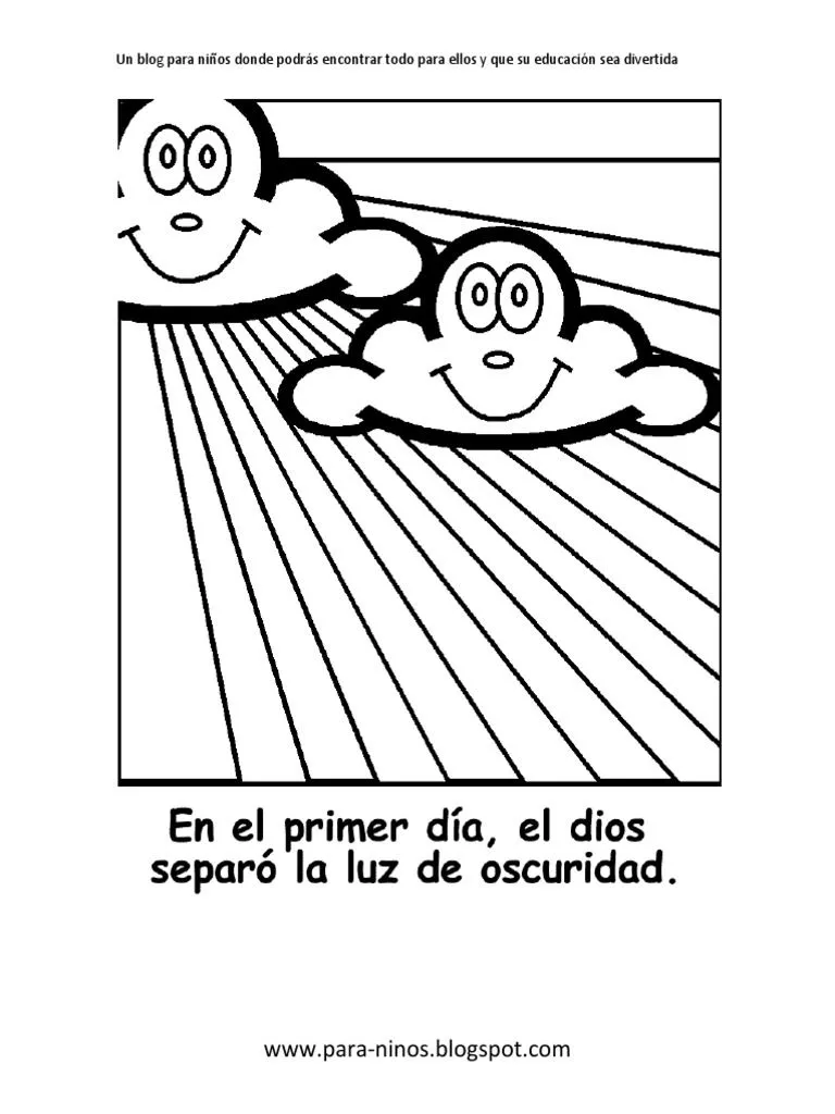 La Creación de Dios para Imprimir y Colorear | PDF | Ocio | Deportes La Creación de Dios para Imprimir y Colorear | PDF | Ocio | Deportes