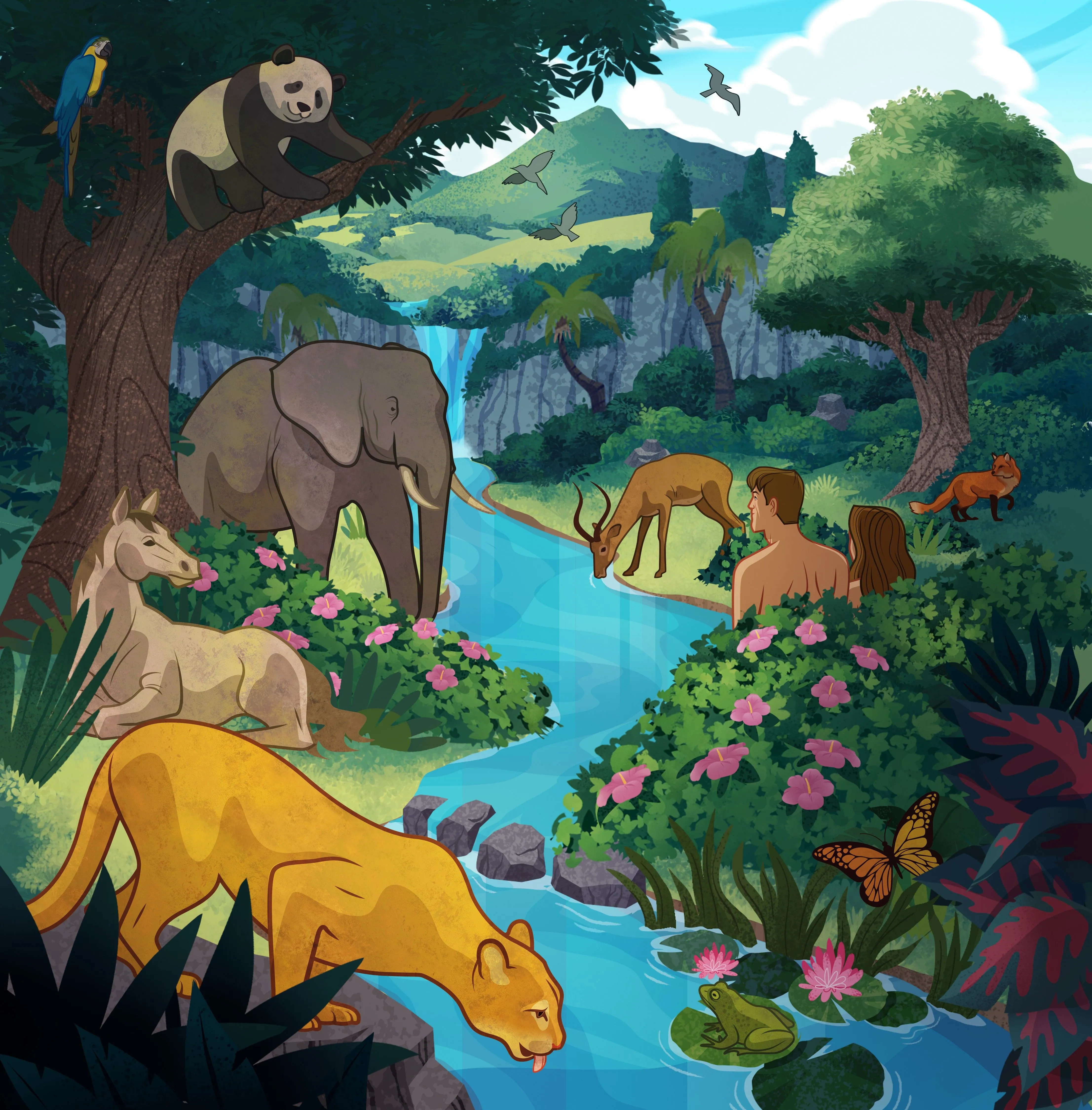 La creación de la Tierra