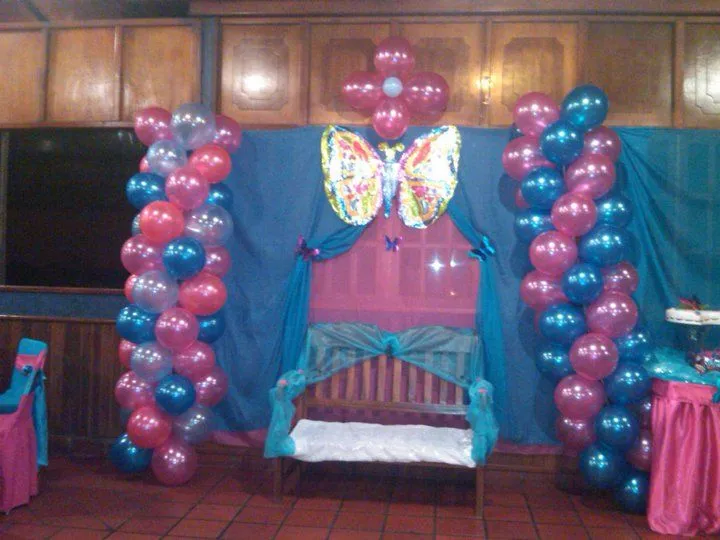 Creaciones Mis Angeles: Decoración de 15 años de mariposa