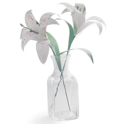 Creaciones Azucena: Como Hacer Lirios de Papel Creaciones Azucena: Como Hacer Lirios de Papel