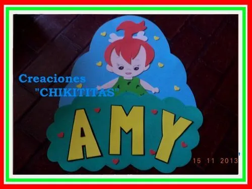 CREACIONES CHIKITITAS - Pebbles y Bam bam