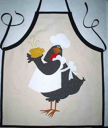 Creaciones - Delantales - Delantal gallinita coninera Creaciones - Delantales - Delantal gallinita coninera