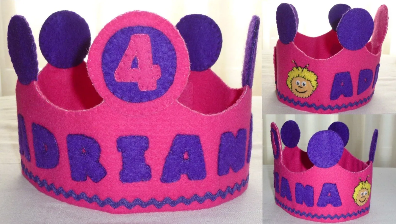 Creaciones en Fieltro LOROVI: CORONAS CUMPLEAÑOS COLEGIO "NUEVO ... Creaciones en Fieltro LOROVI: CORONAS CUMPLEAÑOS COLEGIO "NUEVO ...