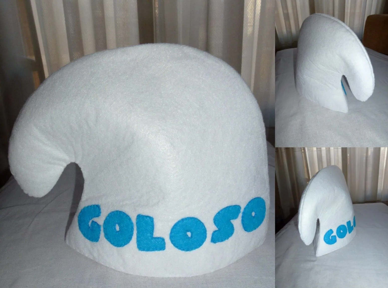 Creaciones en Fieltro LOROVI: GORRO PITUFO