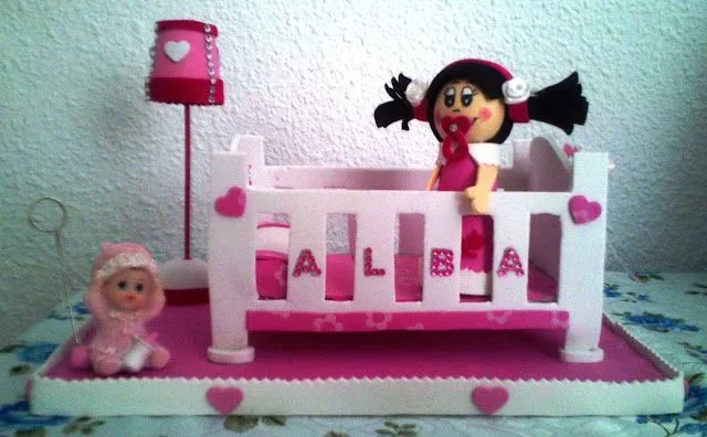 MIS CREACIONES FOFUCHAS: FOFUCHA BEBÉ EN LA CUNA MIS CREACIONES FOFUCHAS: FOFUCHA BEBÉ EN LA CUNA