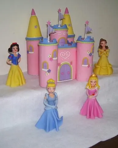 Creaciones Giselle - - Adornos para Tortas - Castillo y Princesas ...
