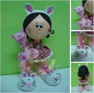 Creaciones Infantiles: Muñecas Fofuchas
