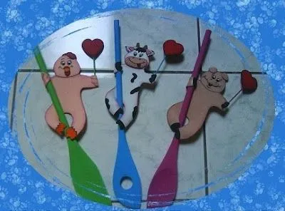 CREACIONES JORI: FOMI VAQUITA -- CERDITO Y GALLINA CREACIONES JORI: FOMI VAQUITA -- CERDITO Y GALLINA