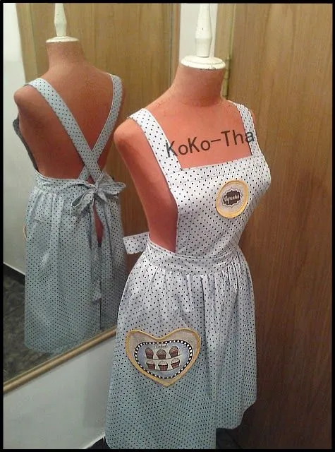 Las creaciones de KoKo-Tha : Delantal modelo vintage