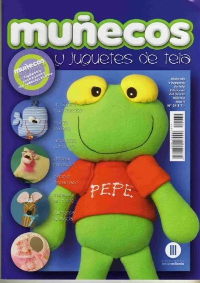 Moldes del sapo pepe - Imagui