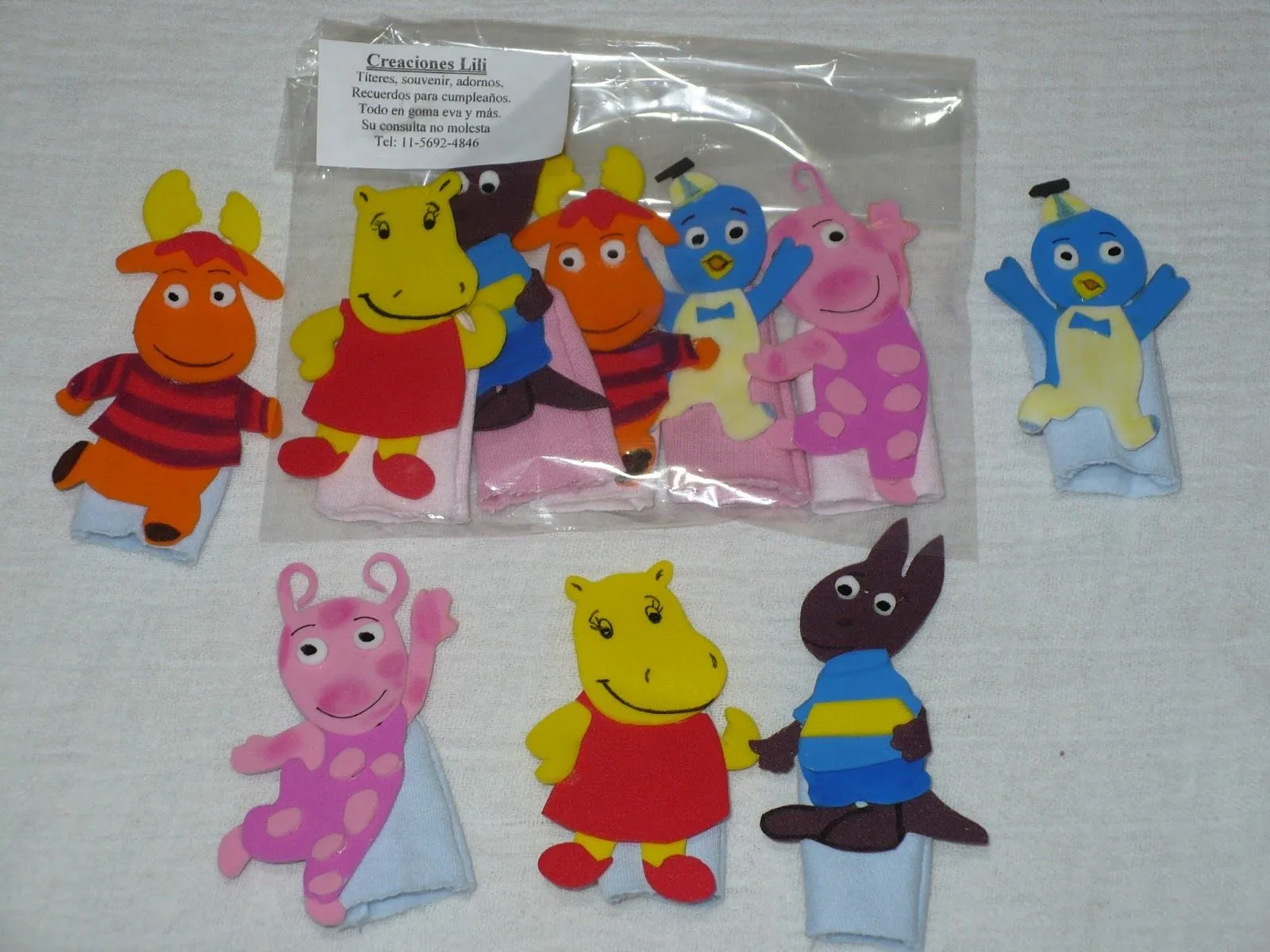 Creaciones Lili: Títeres, Adornos,Souvenis en goma eva