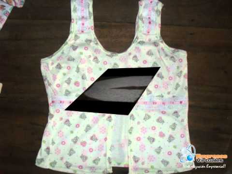 Creaciones Magola - Pijamas Pantalón Dama - YouTube Creaciones Magola - Pijamas Pantalón Dama - YouTube