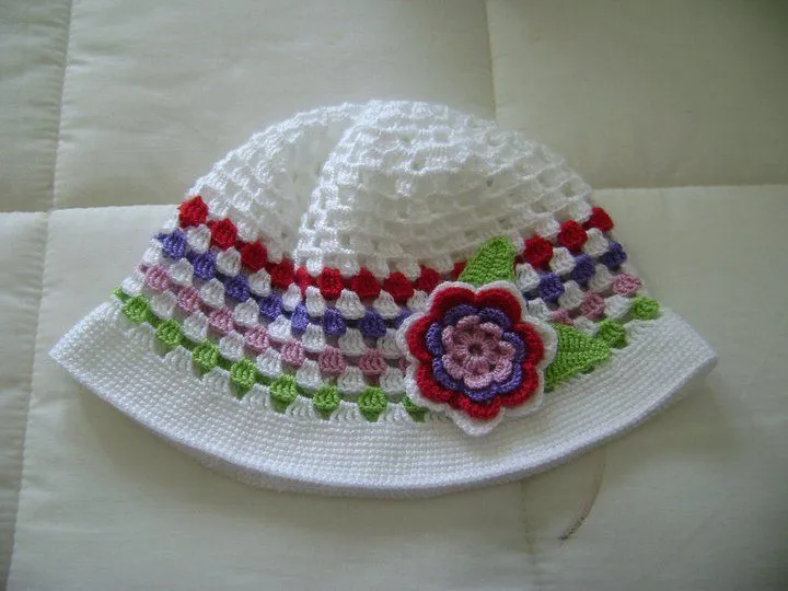 Creaciones Marilen - Tejidos a Crochet: GORROS PRIMAVERA-VERANO ...