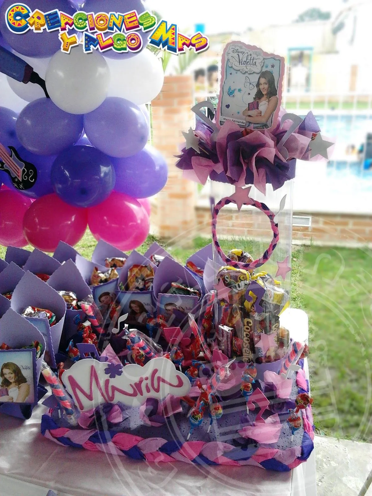Creaciones y Algo Mas: FIESTA MOTIVO VIOLETTA - PARTY VIOLETTA DISNEY Creaciones y Algo Mas: FIESTA MOTIVO VIOLETTA - PARTY VIOLETTA DISNEY