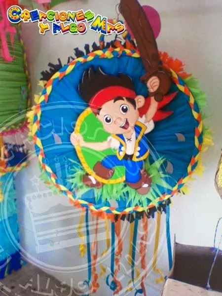 Creaciones y Algo Mas: PIÑATA Y CHUPETEROS JAKE - FESTA JAKE