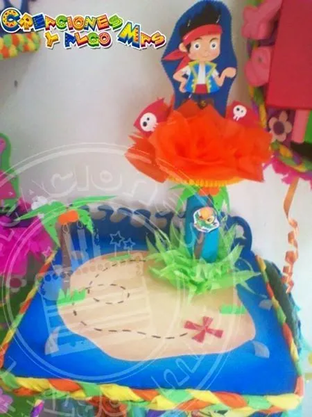Creaciones y Algo Mas: PIÑATA Y CHUPETEROS JAKE - FESTA JAKE