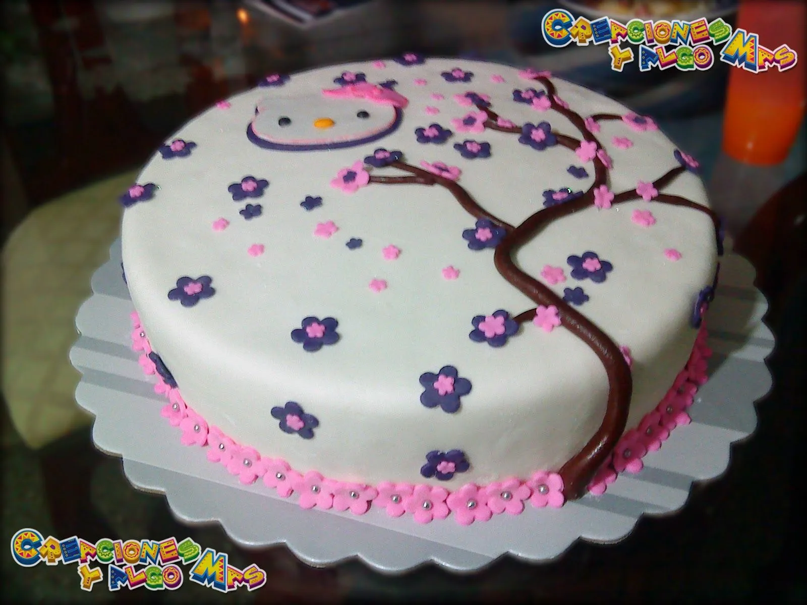 Creaciones y Algo Mas: TORTA HELLO KITTY - HELLO KITTY CAKE Creaciones y Algo Mas: TORTA HELLO KITTY - HELLO KITTY CAKE