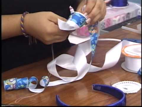 Creaciones MF, Tecnica de Cintillo Personalizado (VEN Parte 4/4 ... Creaciones MF, Tecnica de Cintillo Personalizado (VEN Parte 4/4 ...