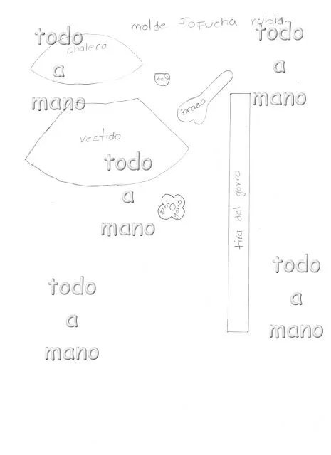 Creaciones Naxi: Moldes de fofulapiz