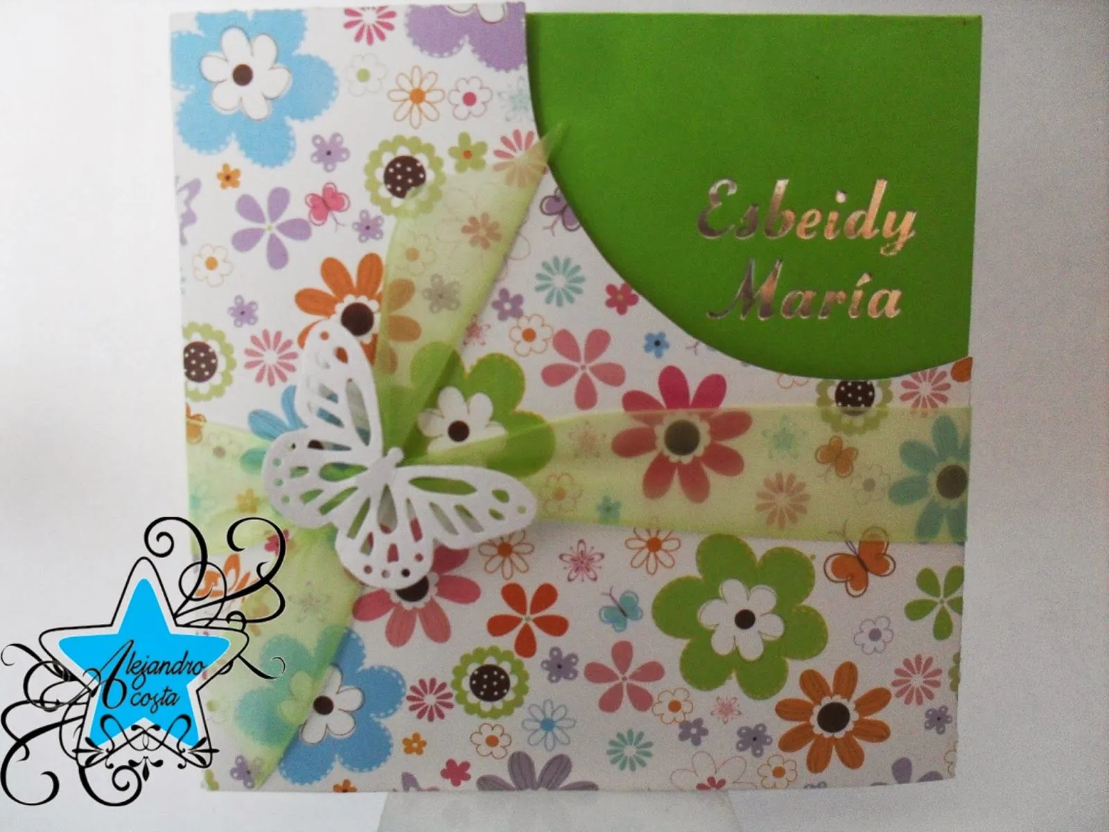 Creaciones en papel con Katia Valenzuela: Quince Años Stamping Paper