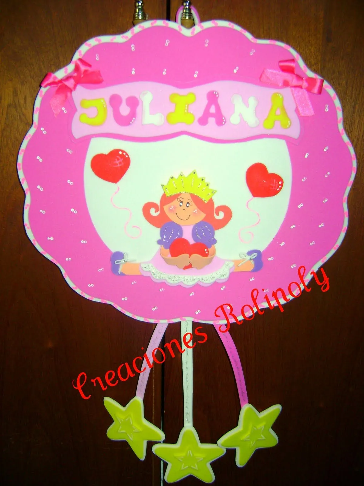 creaciones rolipoly: CARTEL DE BIENVENIDA CON DULCE PRINCESITA creaciones rolipoly: CARTEL DE BIENVENIDA CON DULCE PRINCESITA