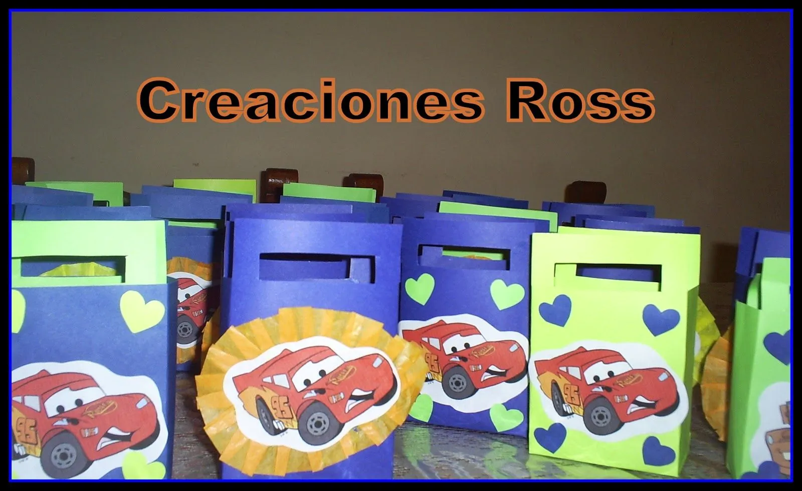 Creaciones Ross: ? Bolsitas Cars Dulcero ?