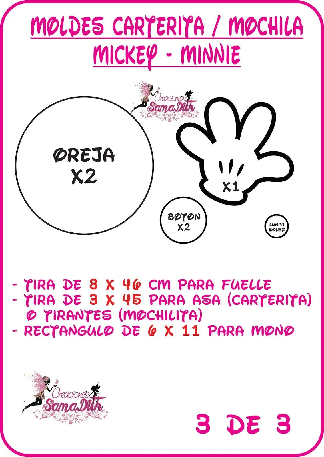 Creaciones Samadith Peru: ����✿MOCHILA Y CARTERA MICKEY / MINNIE MOUSE✿��✿ CREACIONES SAMADITH/DIY ✿���� Creaciones Samadith Peru: ����✿MOCHILA Y CARTERA MICKEY / MINNIE MOUSE✿��✿ CREACIONES SAMADITH/DIY ✿����