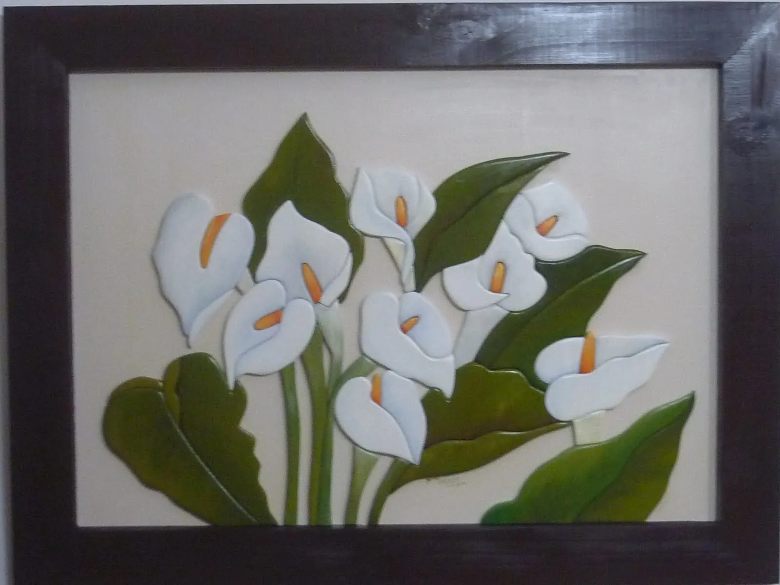 CREACIONES DE SILVIA: Cuadro de Calas