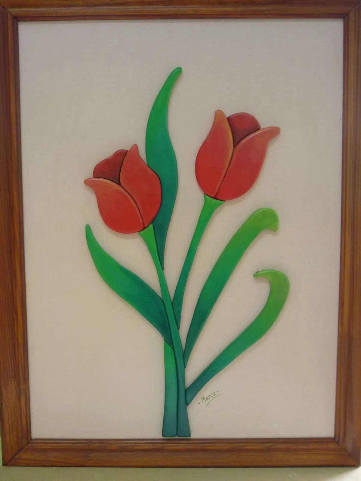 CREACIONES DE SILVIA: Tulipanes de MERCE!!!!!