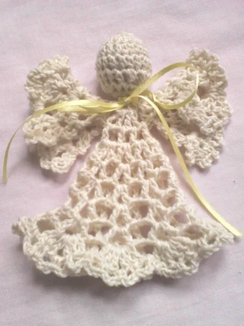 Angelitos tejidos al crochet - Imagui