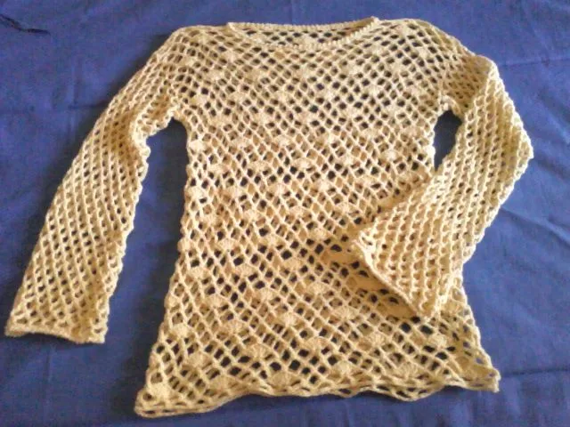 Remera a crochet paso a paso - Imagui