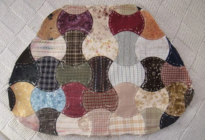 Las creaciones de mi vida: Bolso con aire vintage, en patchwork Las creaciones de mi vida: Bolso con aire vintage, en patchwork