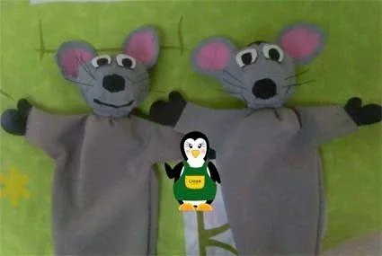 creamas manualidades: Títere ratón con reciclaje creamas manualidades: Títere ratón con reciclaje