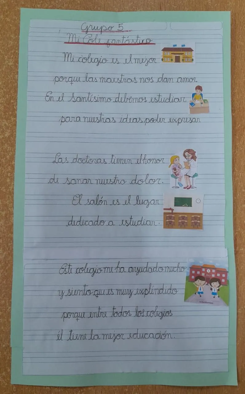 Creamos poemas para nuestro colegio - Colegio Santísimo Nombre de Jesús Creamos poemas para nuestro colegio - Colegio Santísimo Nombre de Jesús