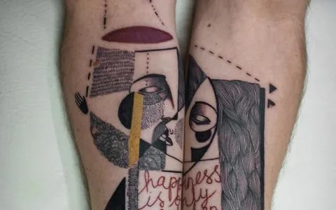 Crean tatuajes abstractos basados en las experiencias de sus ...