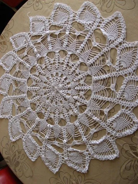 Mantel a crochet paso a paso - Imagui