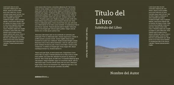 Creando una carátula para mi libro | Autores Editores